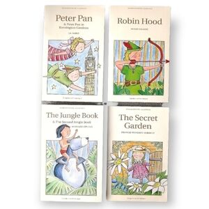 Classic Children's Book Set Young Reader 4 Book Lot